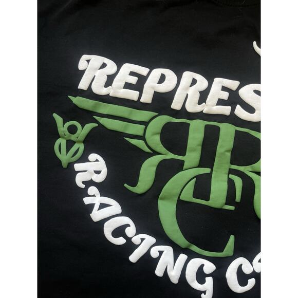 Represent Racing Club Black T-Shirt Size X-Large | Streetwear Graphic Tee - Picture 9 of 11